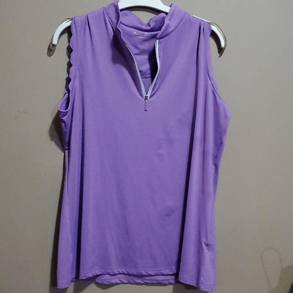 Court Haley golf shirt size large